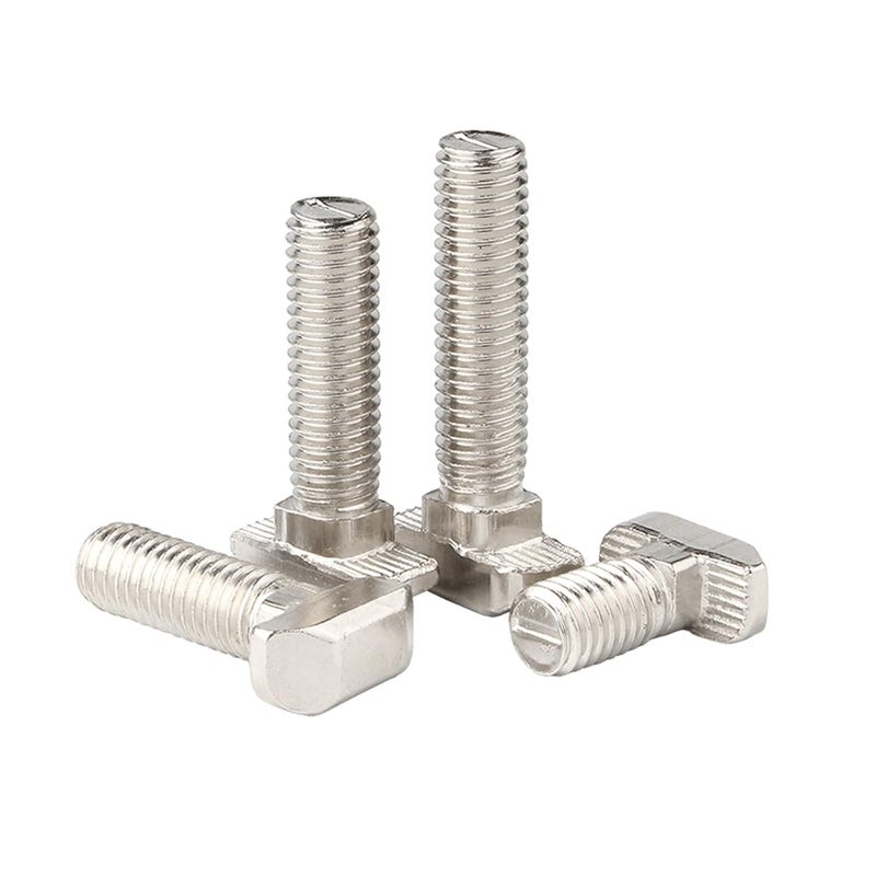 Bkaleme Metric M5 x 30mm Thread T Slot,Drop-in Bolt T-Bolt,Hammer Head Bolt,T Screw Stud for 2020 Series Standard 6mm T-Slot Aluminum Extrusion Profile,Carbon Steel Nickel Plated (2020 Series,20Pcs) - Image 3